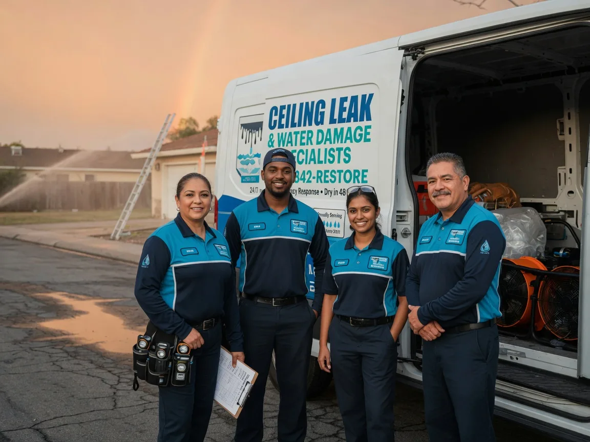Ceiling Leak Cleanup company in Houston, TX